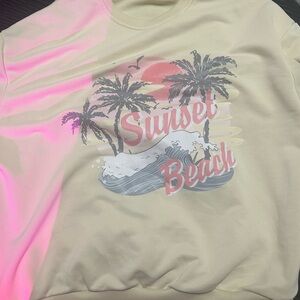 Sunset Beach Graphic Sweatshirt